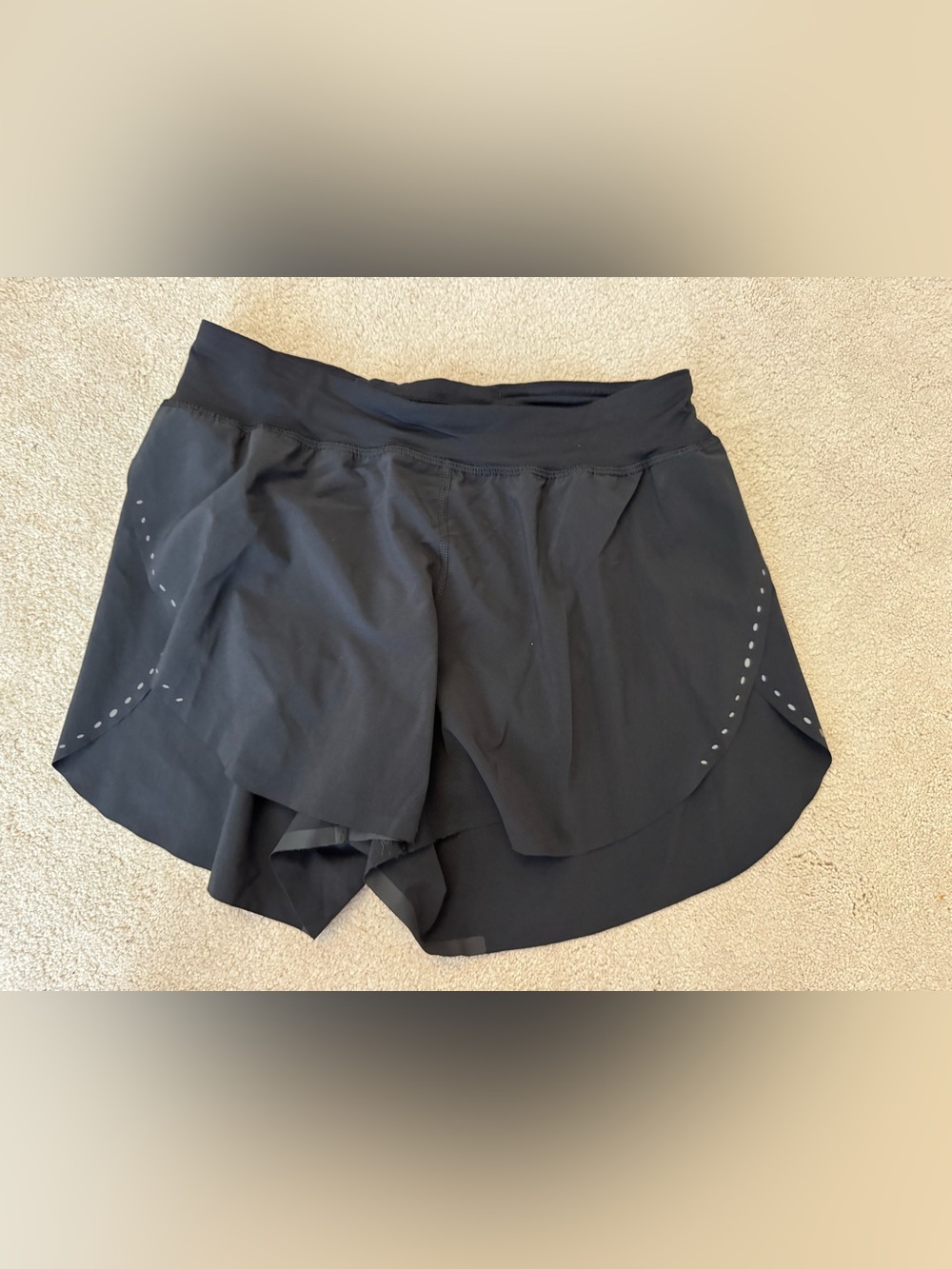 lululemon athletica Black Layered Athletic Skort